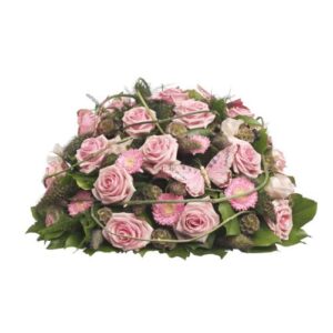 rouwstuk roze vlinder