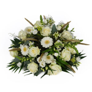 rouwbiedermeier zeeland witte bloemen